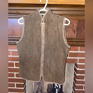 Men's Brown Quilted Vest